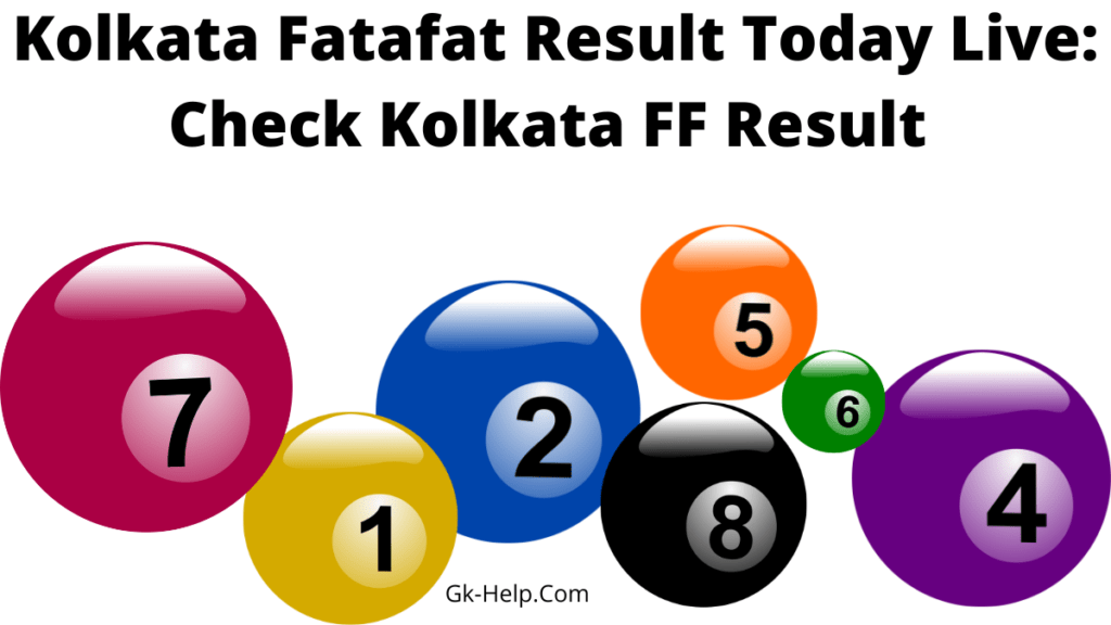Kolkata Fatafat Result Today Live